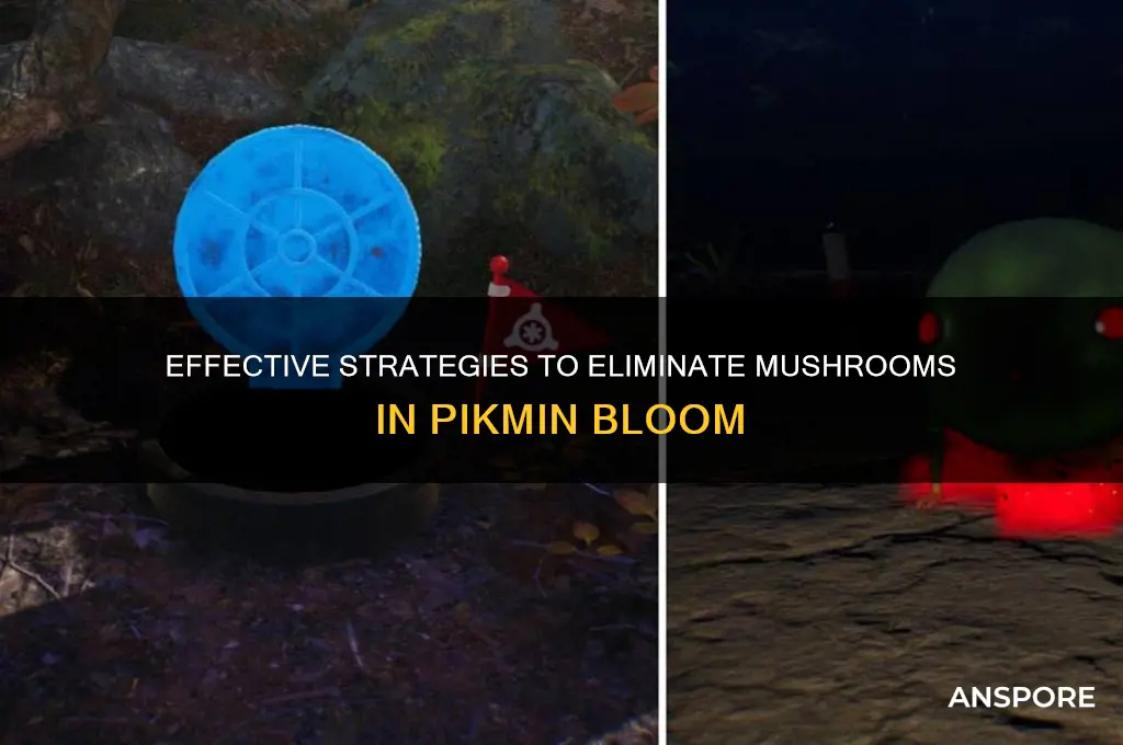 how to destroy mushrooms pikmin bloom