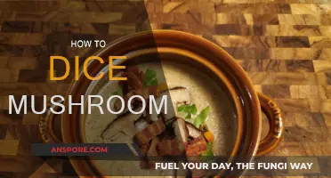 The Perfect Mushroom Dice: Quick and Easy