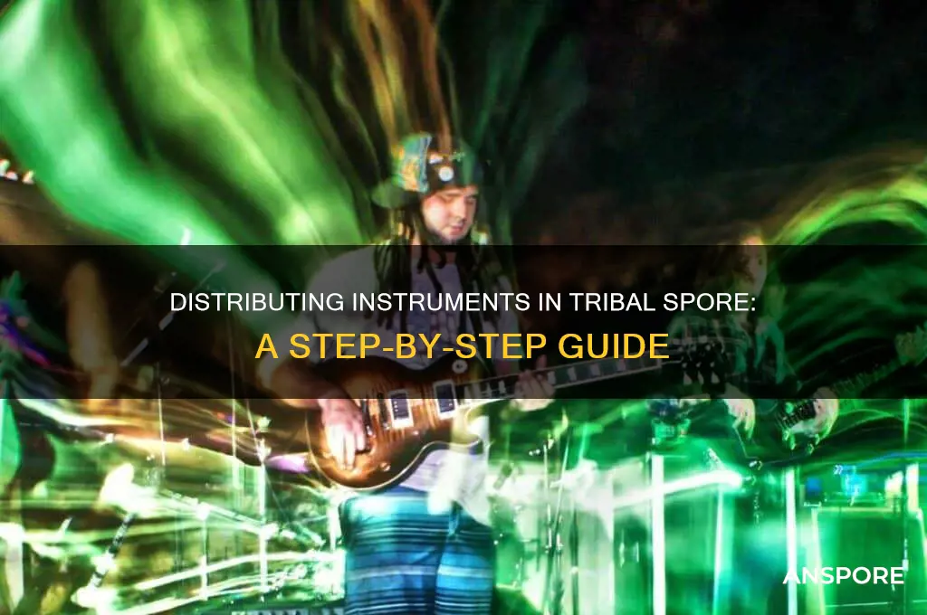 how to distrubute instruments in tribal spore