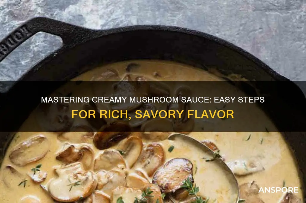 how to do a mushroom sauce