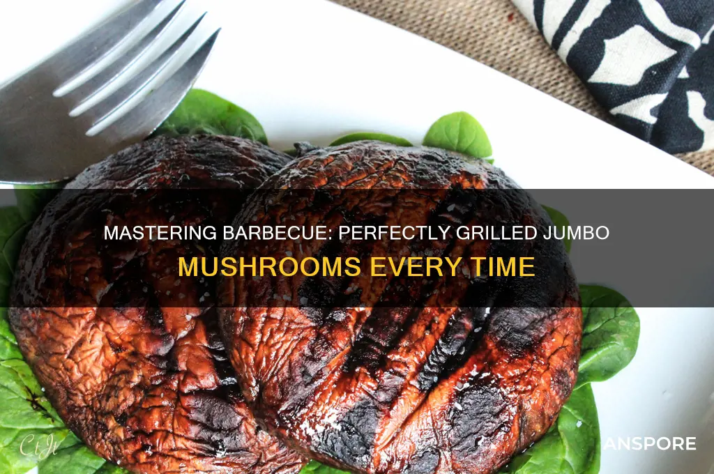 how to do big mushrooms on the barbecue
