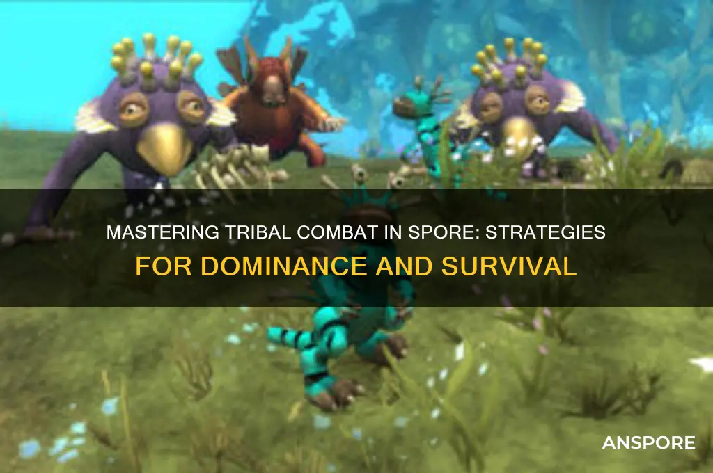 how to do combat in tribal in spore