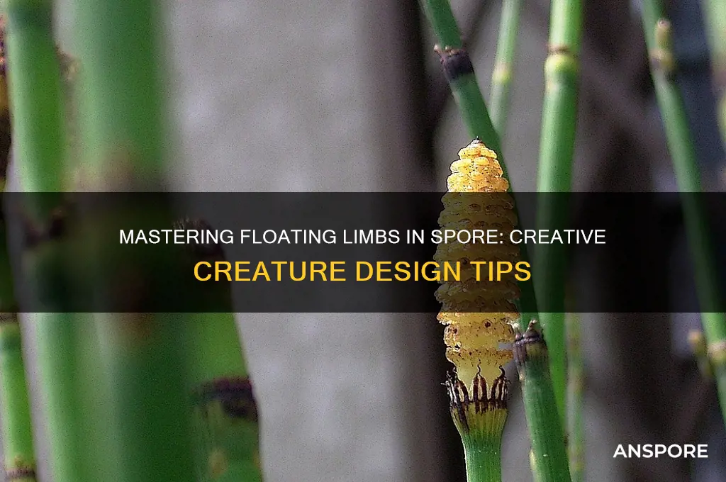 how to do floating limbs in spore