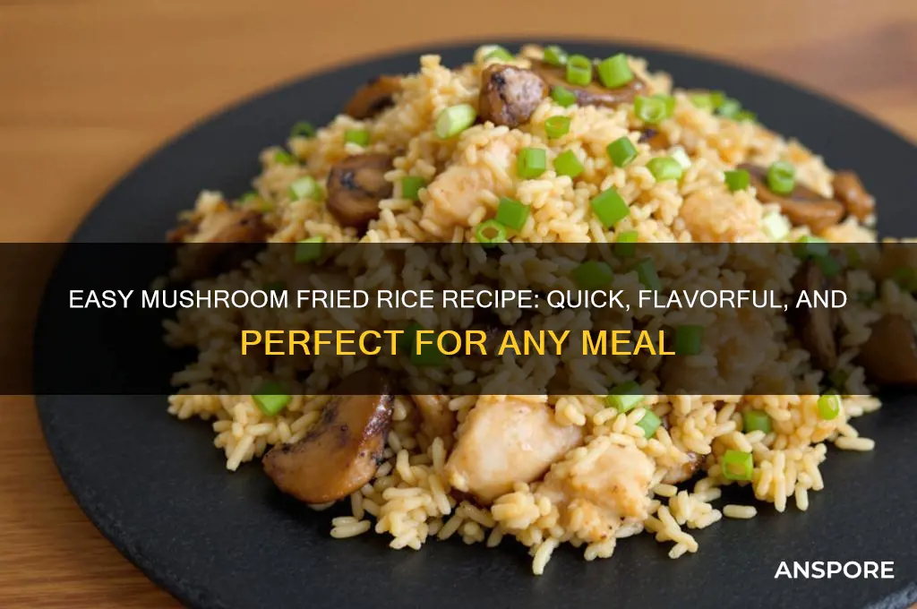 how to do mushroom fried rice