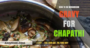 Creamy Mushroom Gravy Recipe: Perfect Chapathi Companion in Minutes