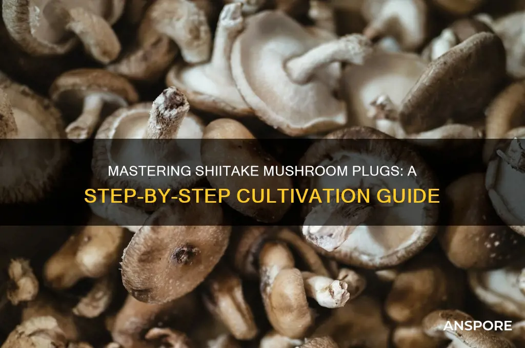 how to do shiitake mushroom plugs