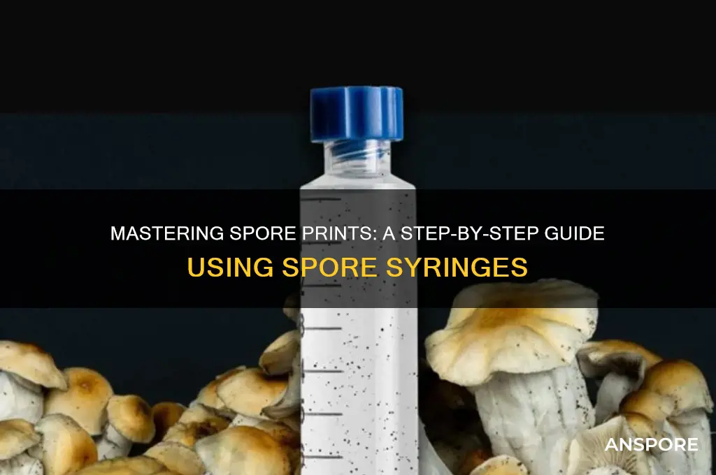 how to do spore print with spore syringe