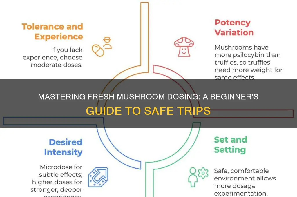 how to dose on fresh mushrooms