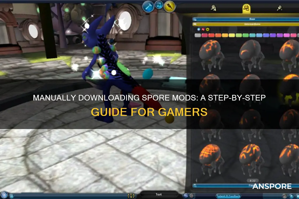 how to downlaod mods for spore manually