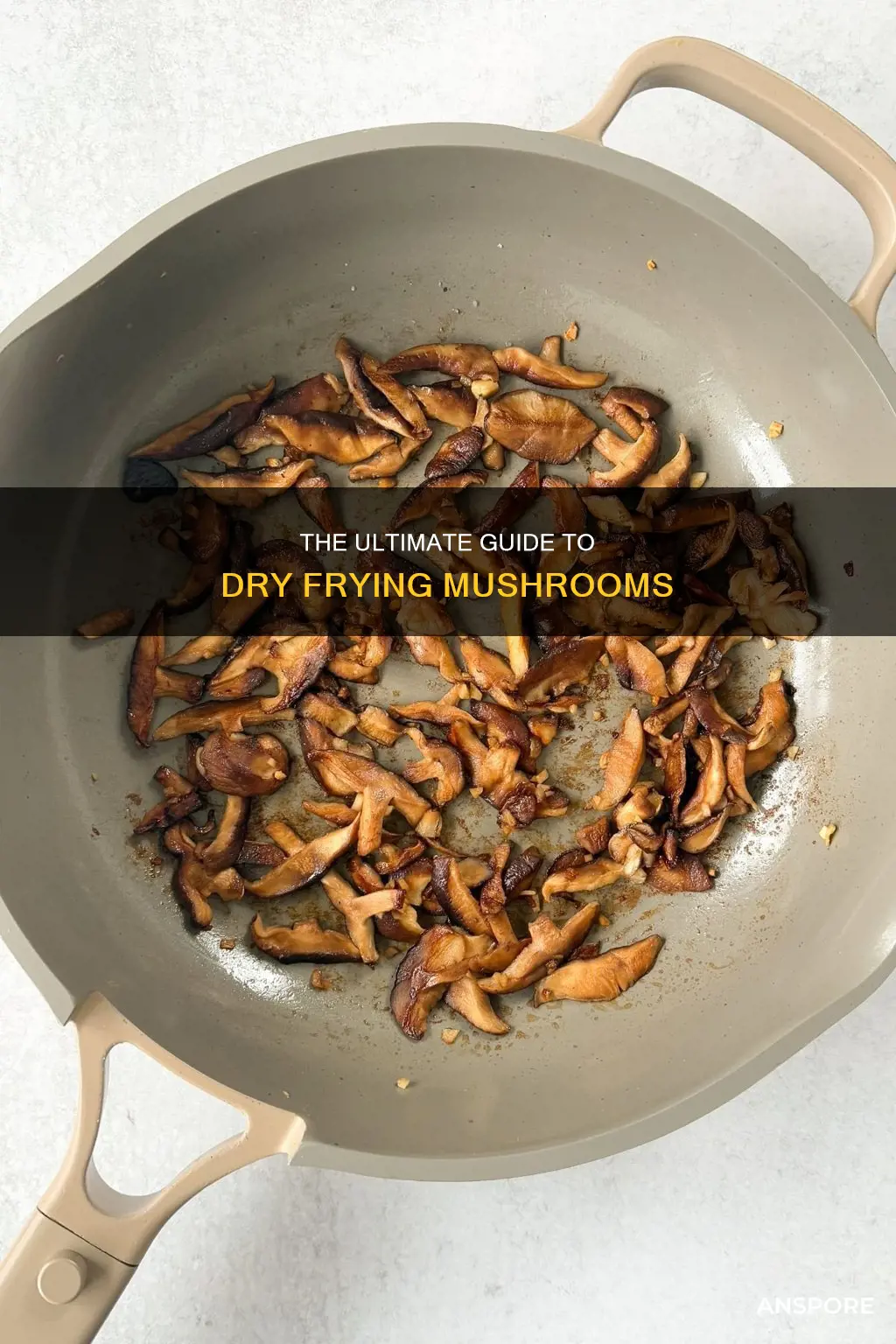 how to dry fry mushrooms