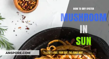 Sun-Drying Oyster Mushrooms: A Simple Step-by-Step Guide