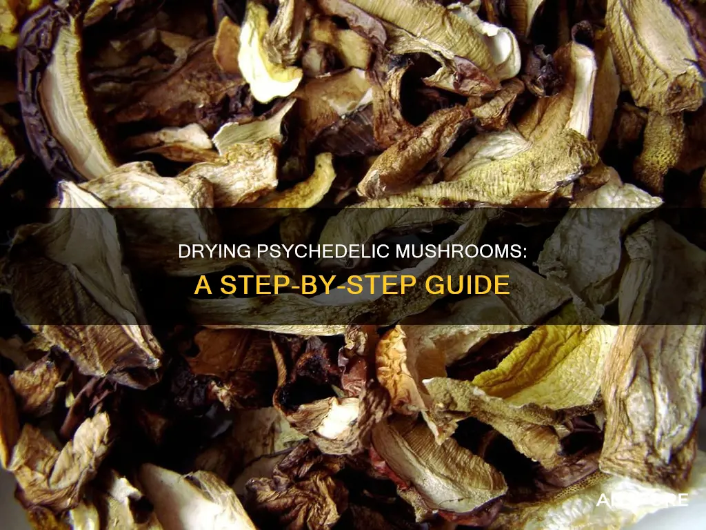 how to dry psychedelic mushrooms
