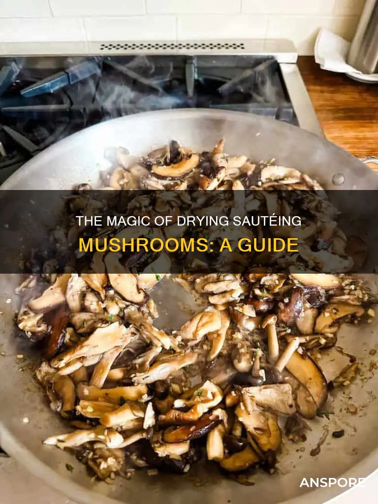 how to dry saute mushrooms