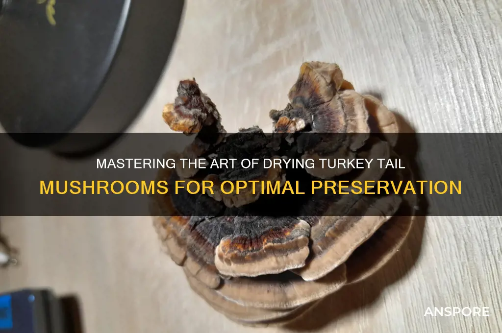 how to dry turkey tail mushroom