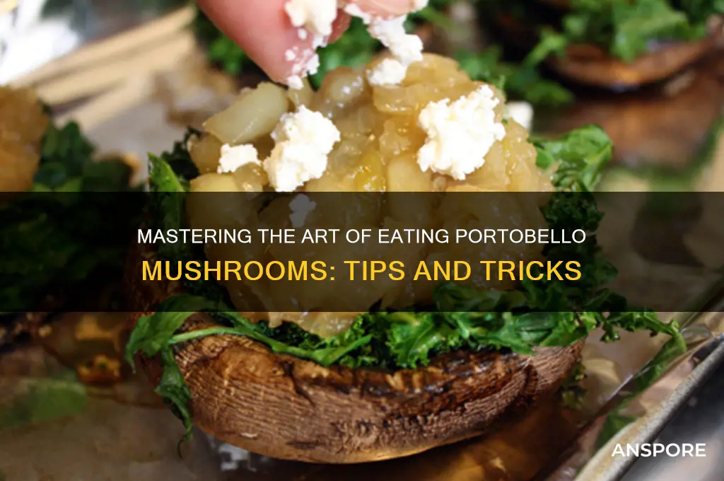 how to eat a portobello mushroom