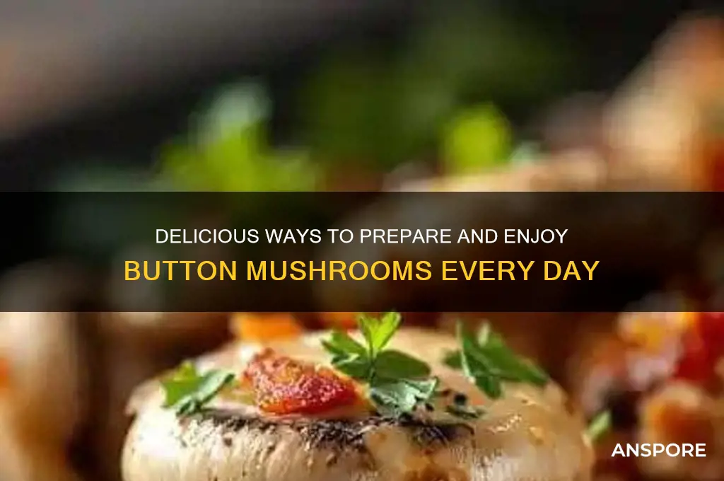 how to eat button mushrooms