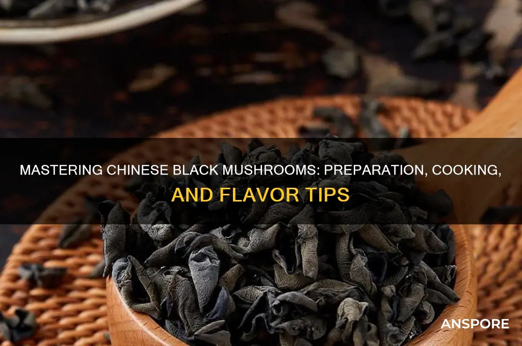 how to eat chinese black mushrooms