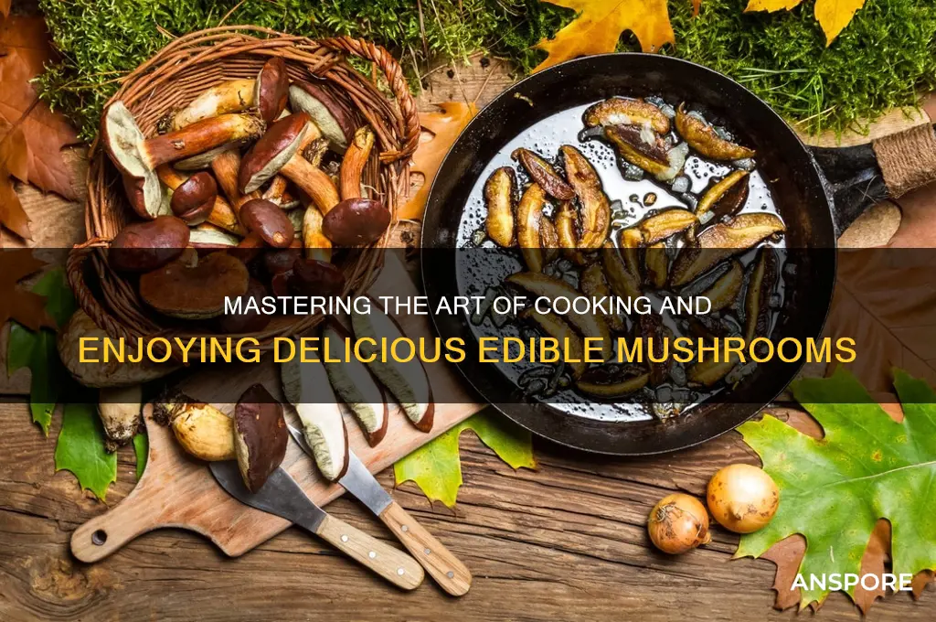 how to eat cooking mushrooms