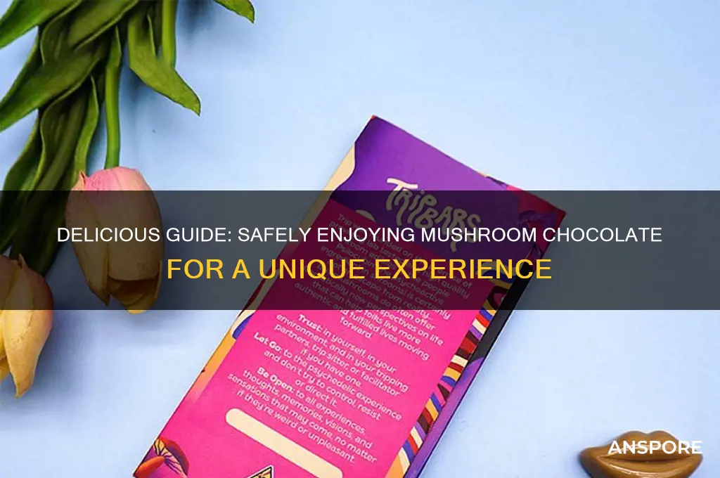 how to eat mushroom chocolate