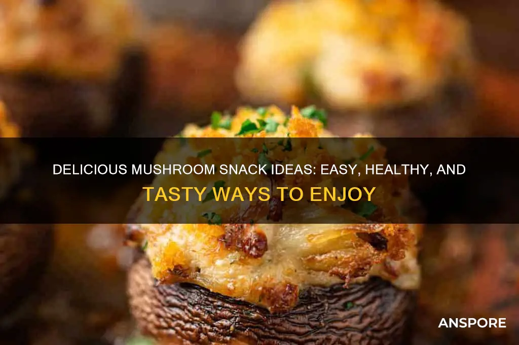 how to eat mushrooms as a snack