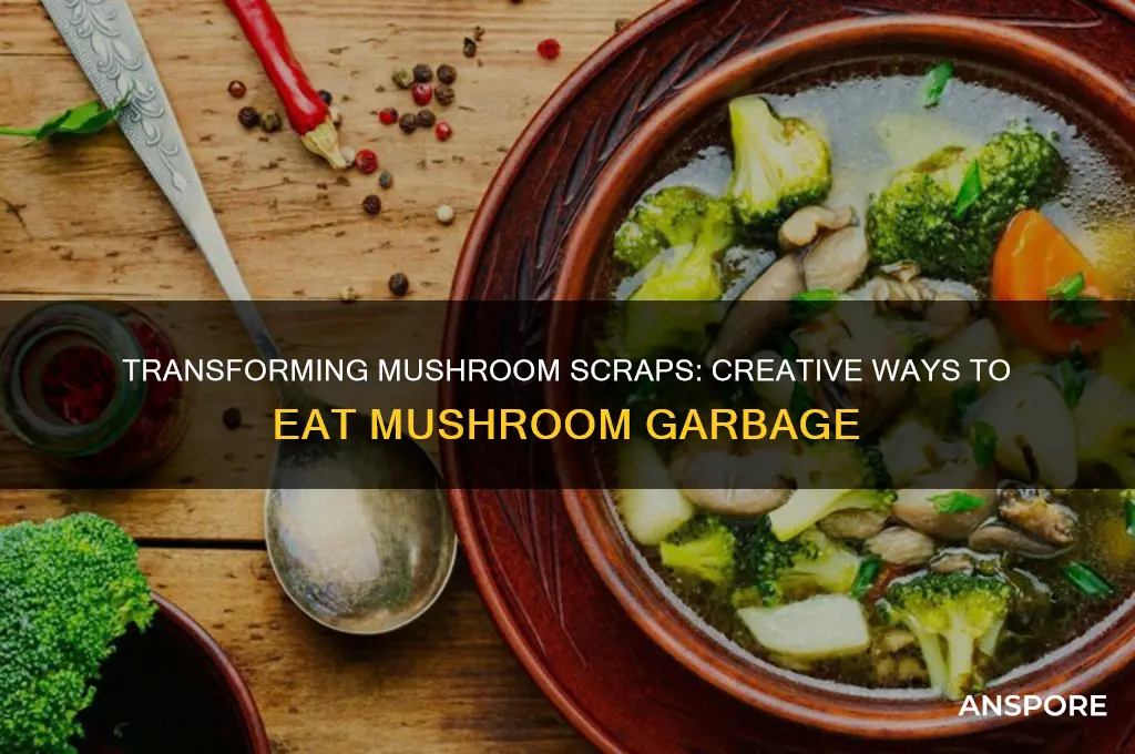 how to eat mushrooms garbage