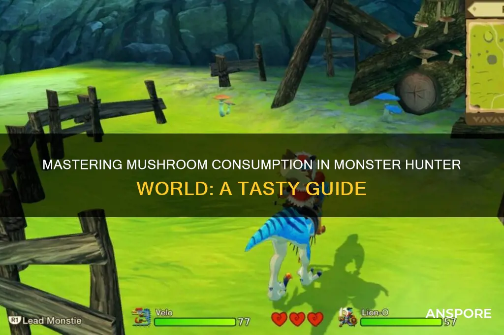 how to eat mushrooms monster hunter world