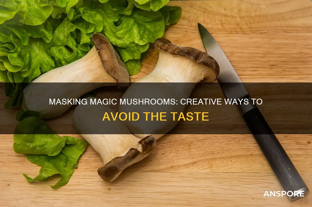 how to eat psilospibin mushrooms without tasete