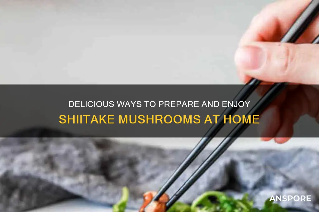 how to eat shiitake mushrooms