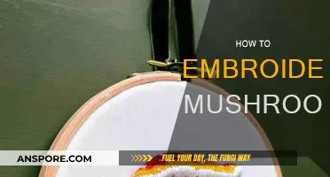 Stitching Fungi: Embroidering Mushrooms Step-by-Step