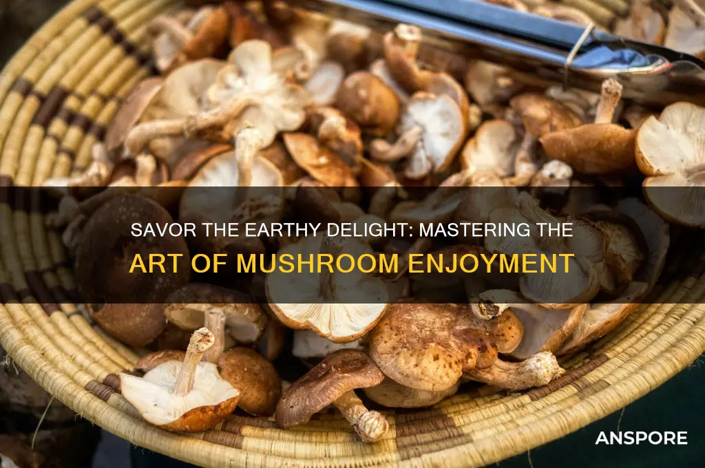 how to enjoy eating mushrooms
