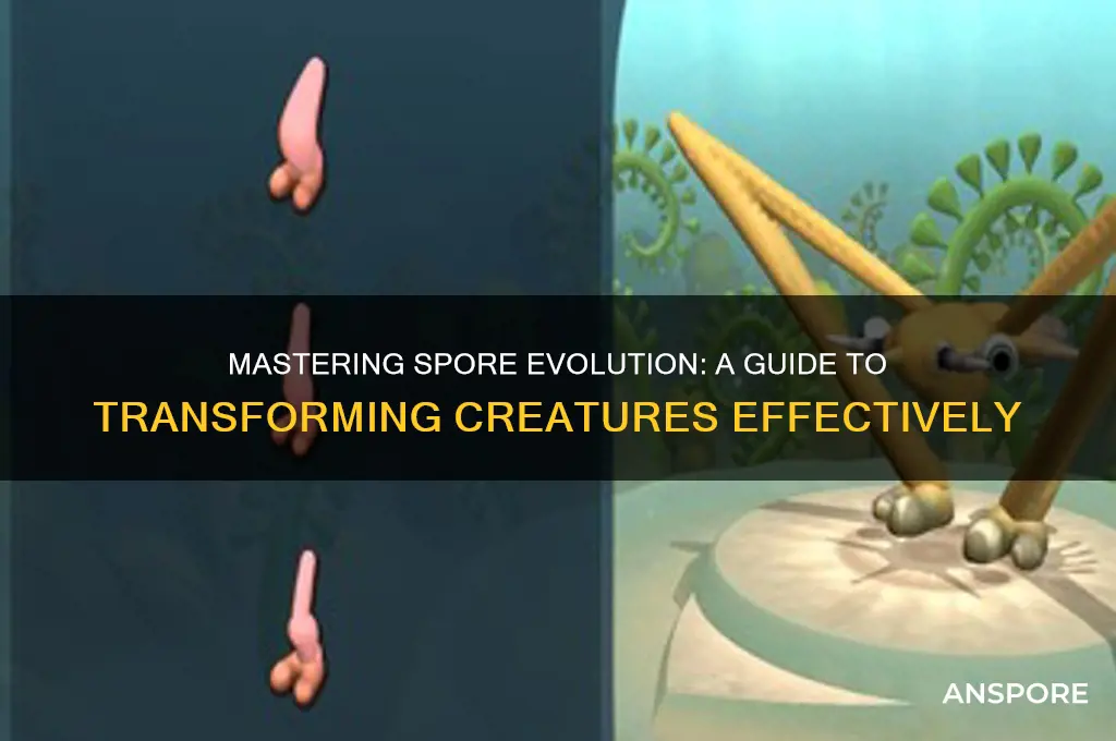 how to evolve creatures in spore