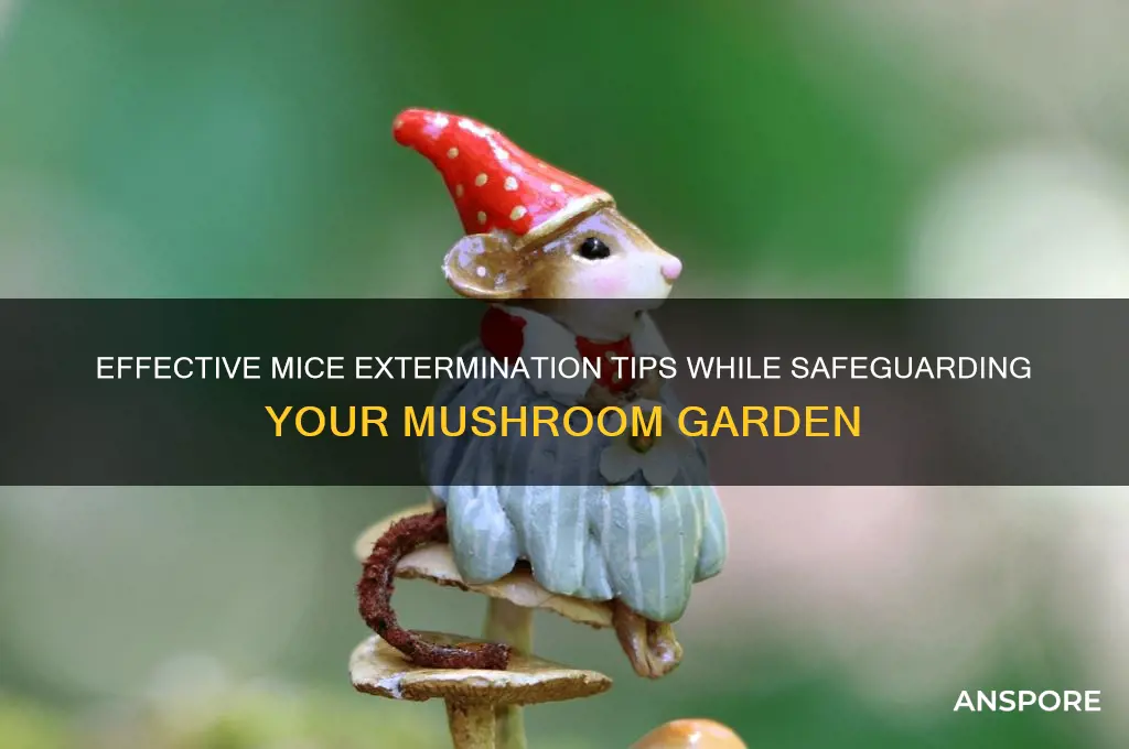 how to exterminate mice care mushrooms