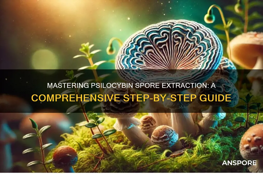 how to extract psilocybin spore