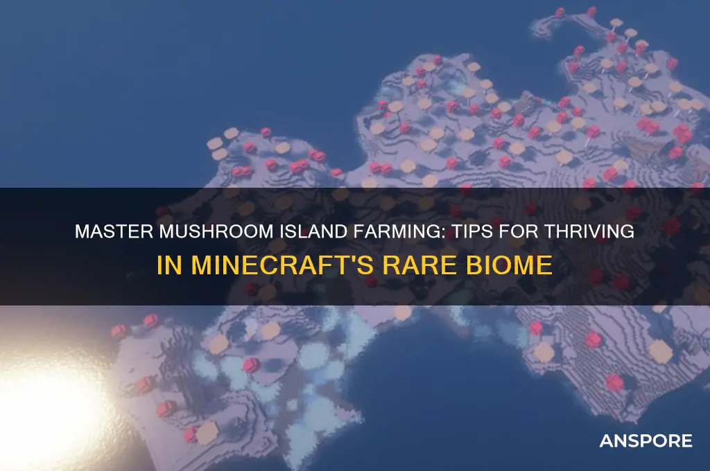 how to famr on a mushroom island minecreaft