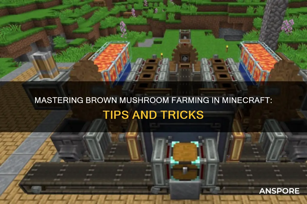 how to farm brown mushrooms mc
