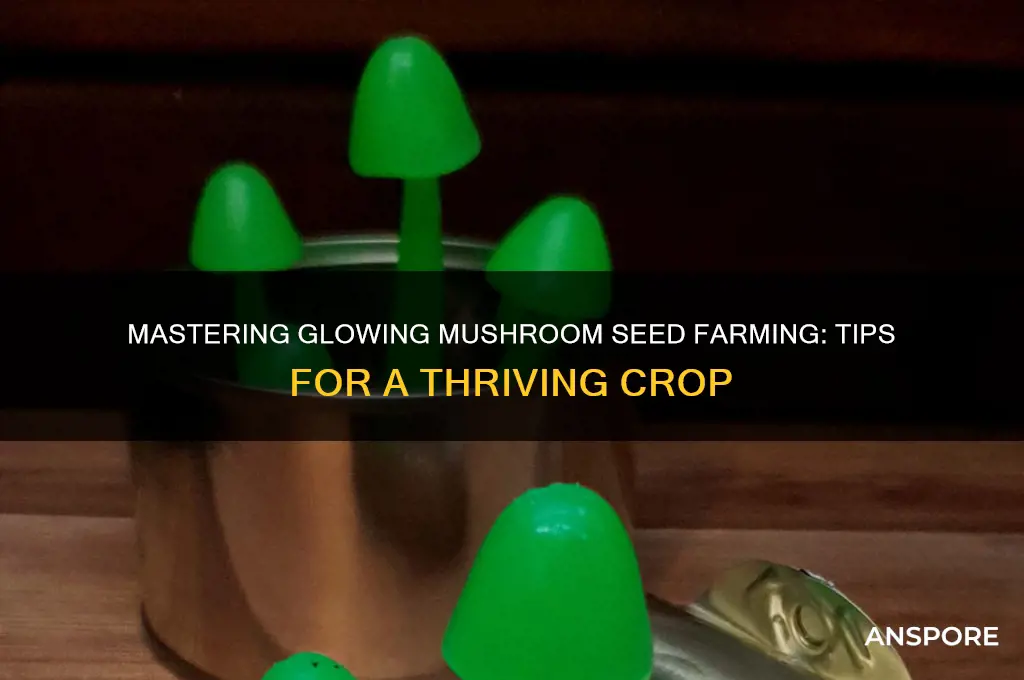 how to farm glowing mushroom seeds