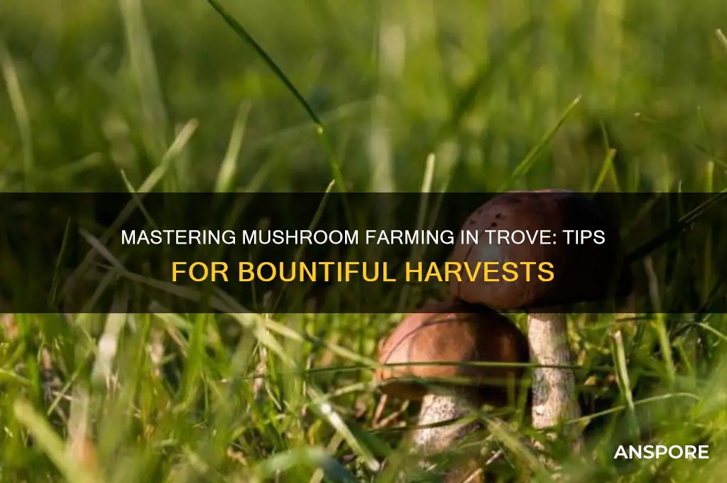 how to farm mushrooms in trove