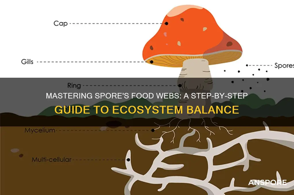 how to fill food webs in spore