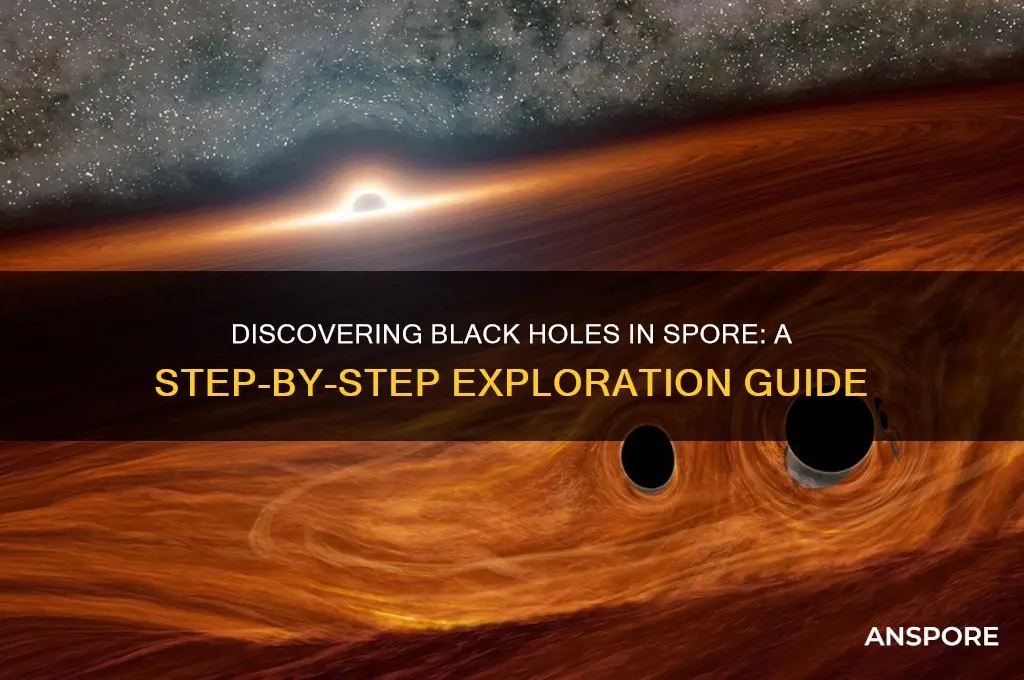 how to find a black hole in spore