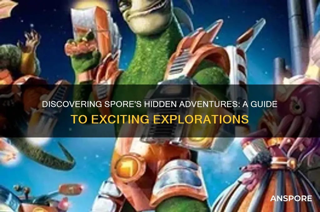 how to find adventures in spore