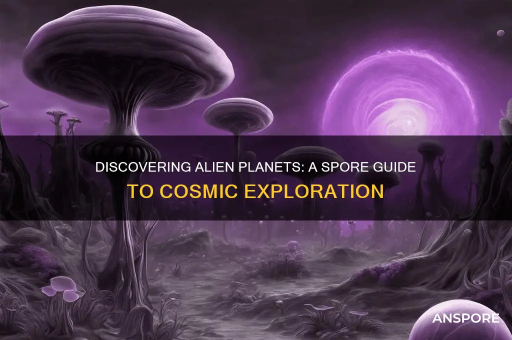how to find alien planets spore