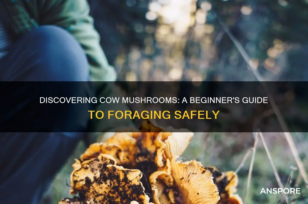 how to find cow mushrooms