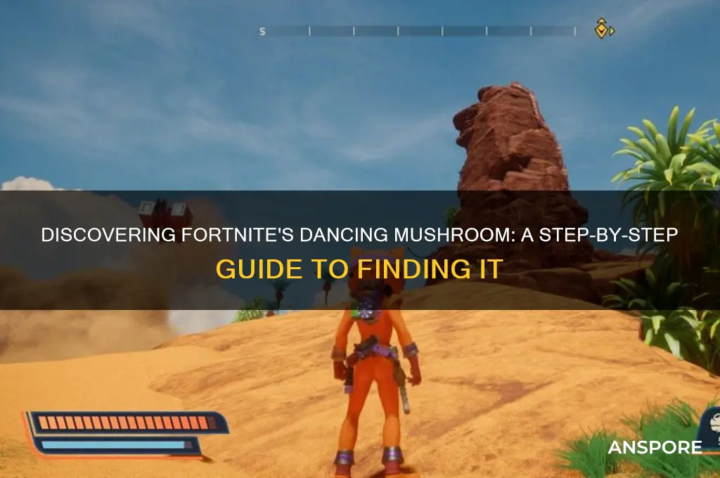 how to find dancing mushroom fortnite