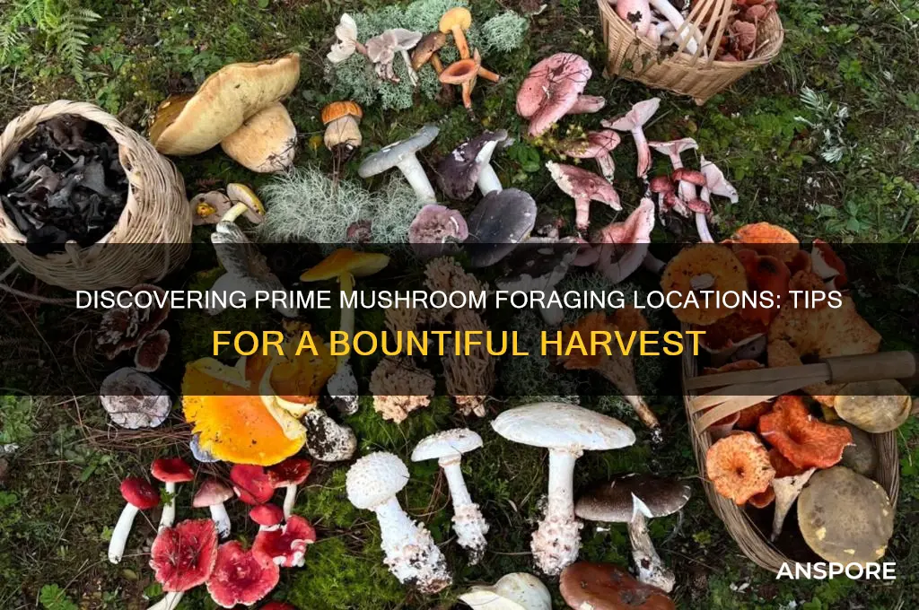 how to find good mushroom foraging spots