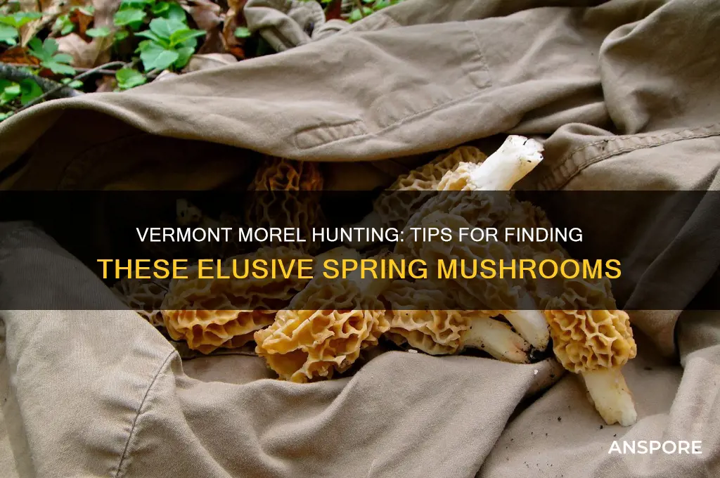 how to find morel mushrooms in vermont