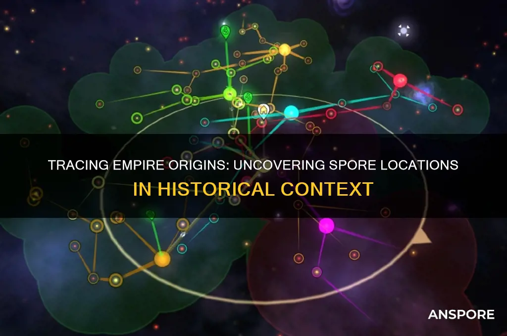 how to find out where an empire is spore