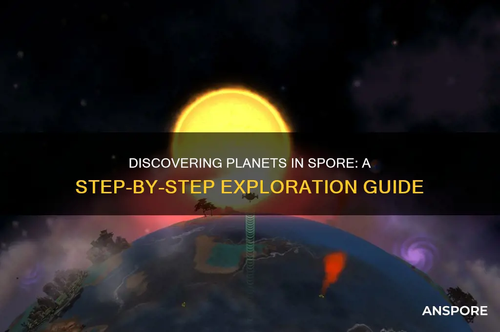 how to find planets in spore