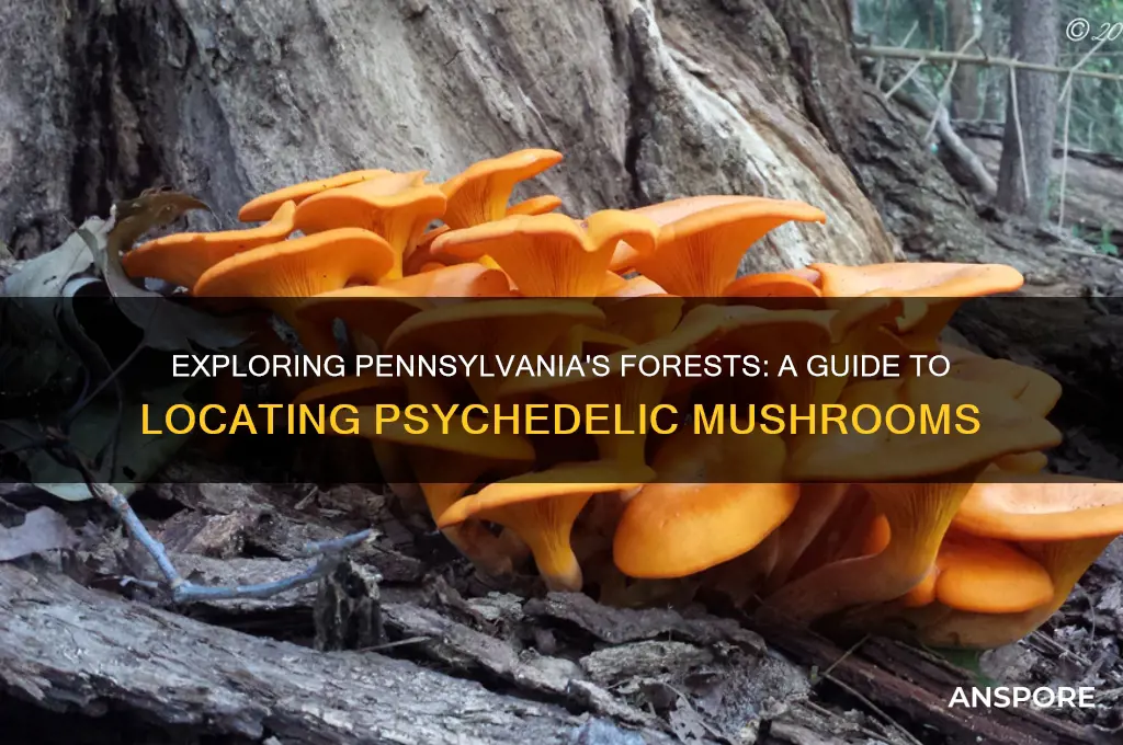 how to find psychedelic mushrooms in pa