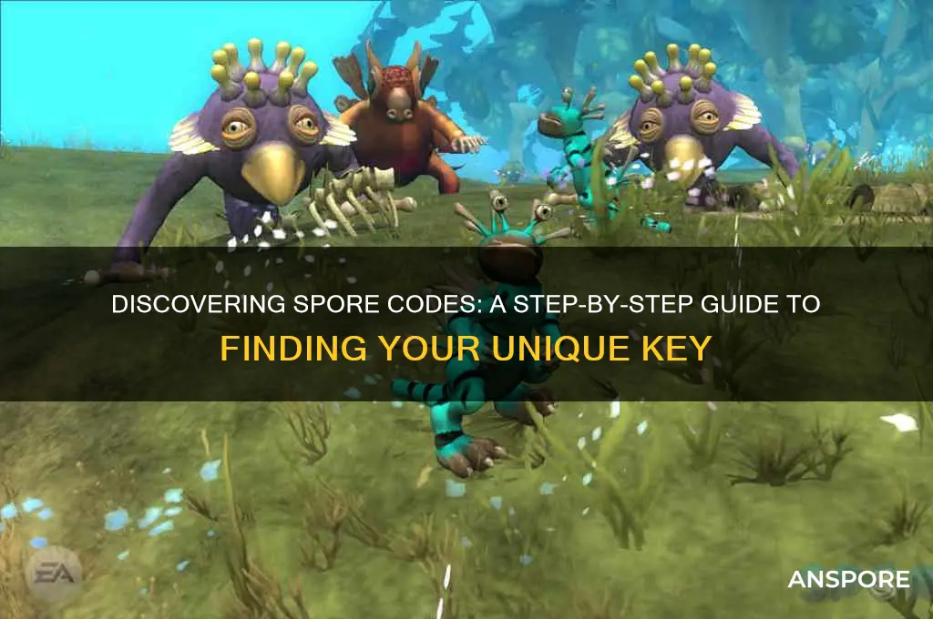 how to find spore code