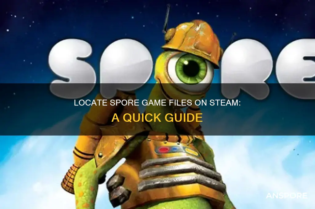 how to find spore files on steam